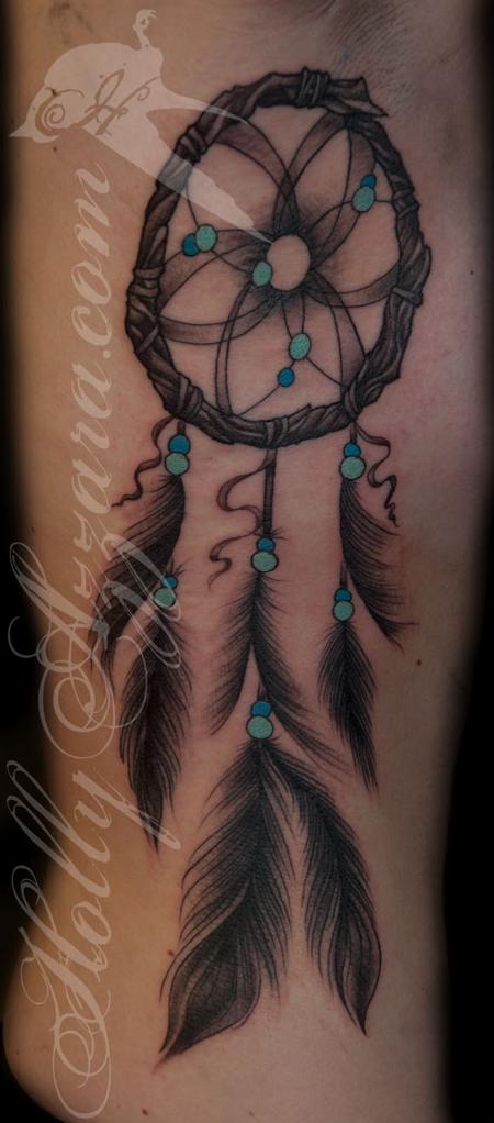 Holly Azzara - Black and Gray Dream Catcher